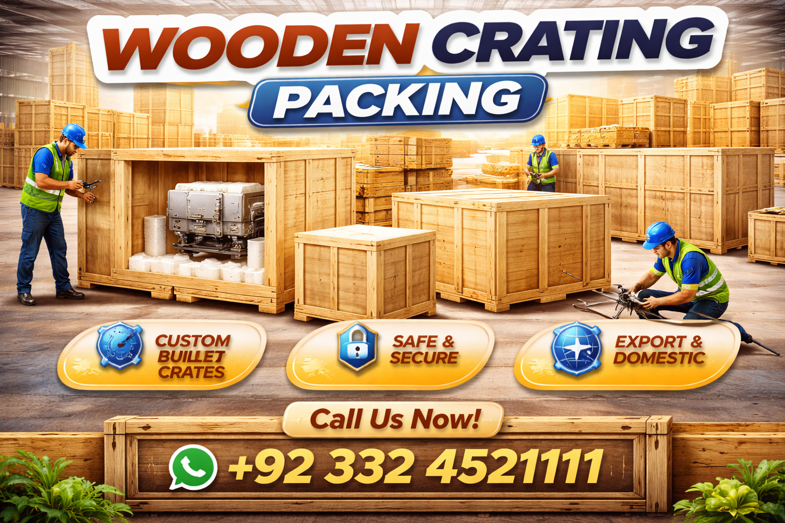 Wooden Crating packing