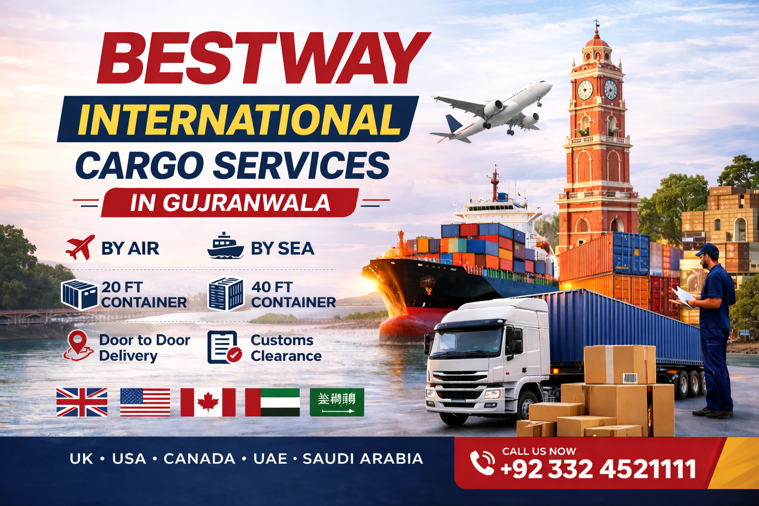 International Cargo Services in Gujranwala