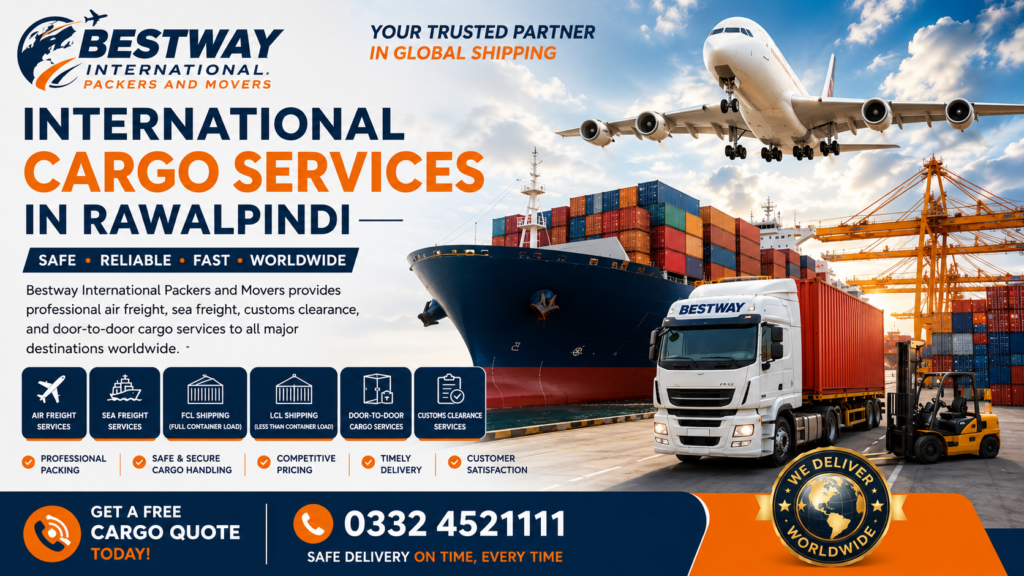 International Cargo Services in Rawalpindi | Air & Sea Freight